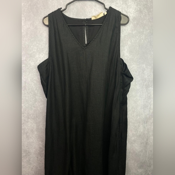 Reistor The Hemp Noir Reading Tea Leaves Dress 100% Hemp Size2XL - Picture 7 of 15